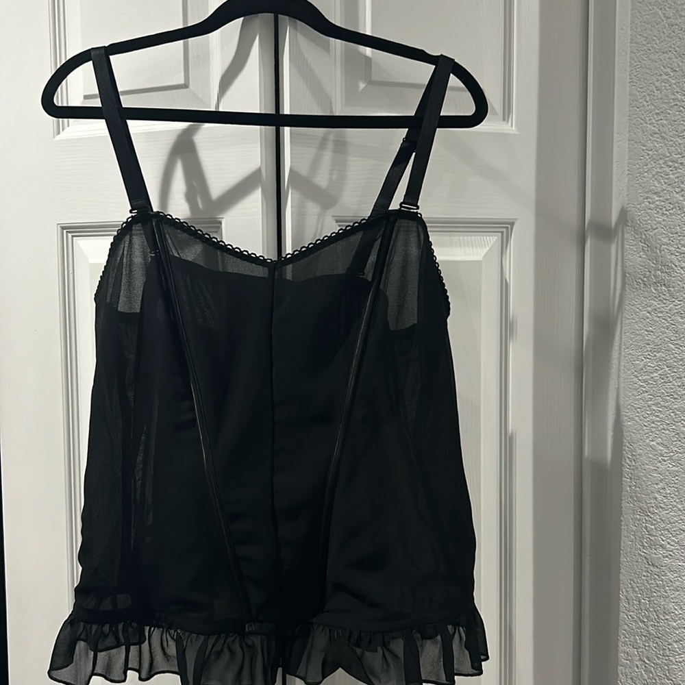 Mesh Corset Top